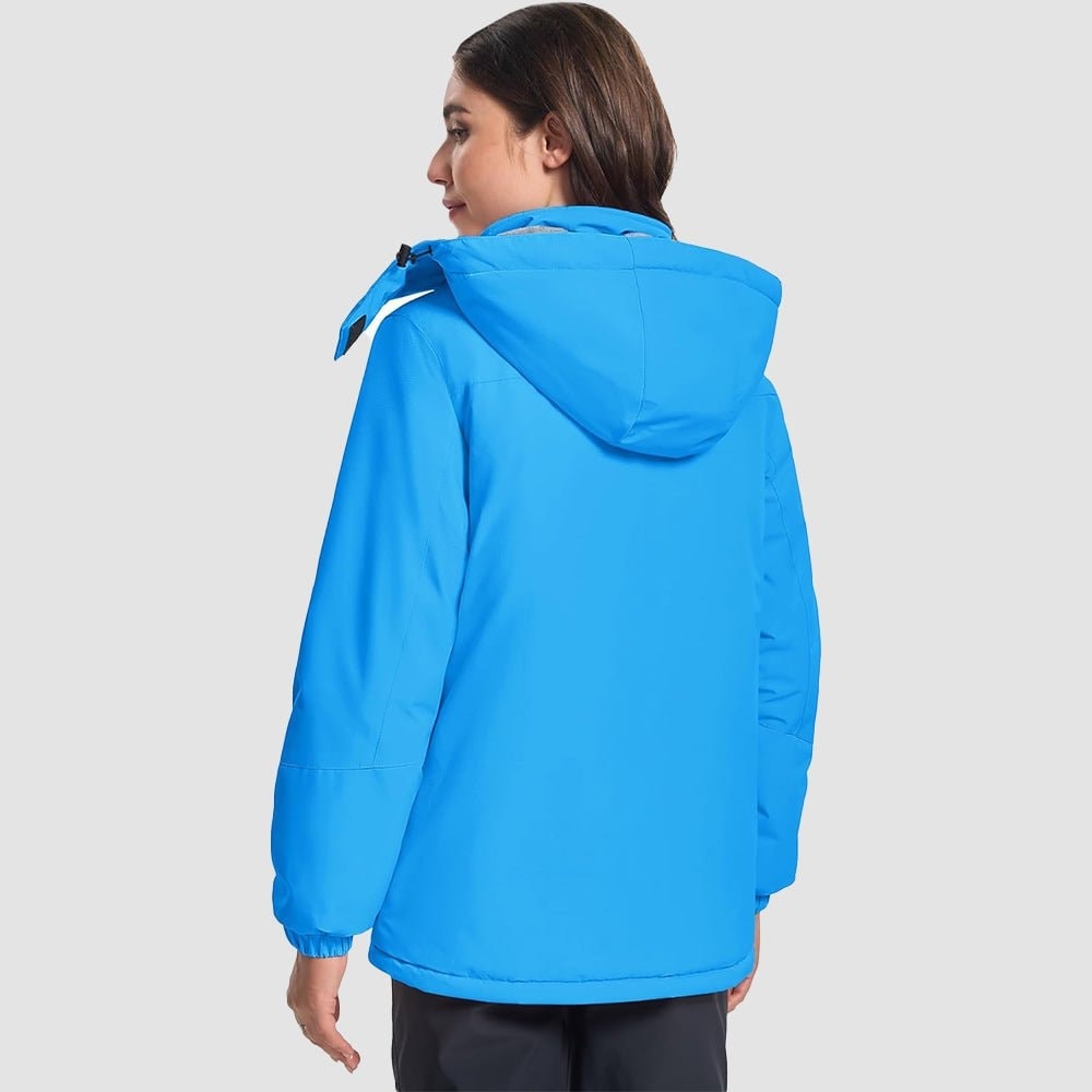 Blue MAGCOMSEN Women's Windproof & Waterproof Snow Ski Winter Jacket in #Color_Blue