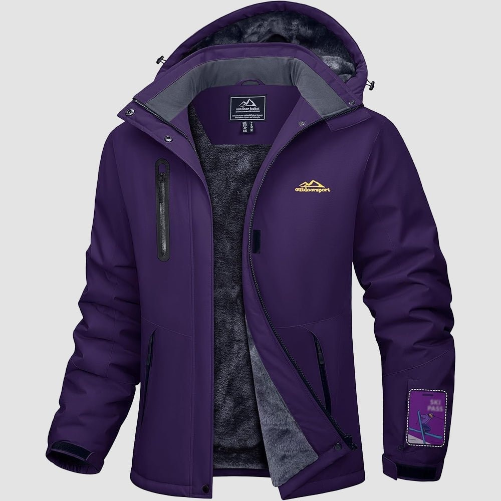 Dark Purple MAGCOMSEN Women's Windproof & Waterproof Snow Ski Winter Jacket in #Color_Dark Purple