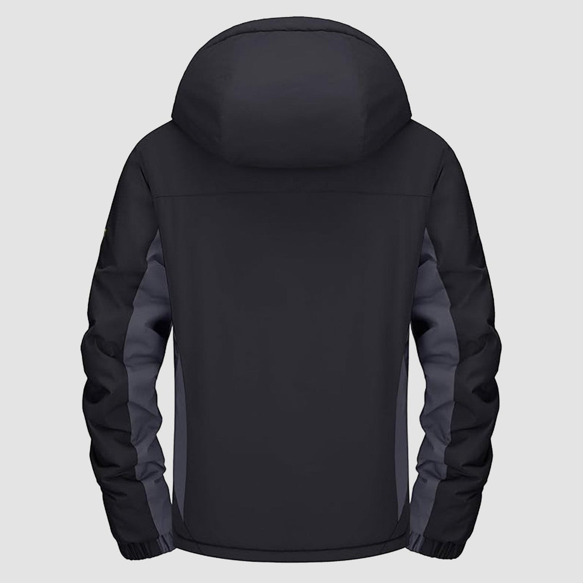 Black Grey MAGCOMSEN Women's Waterproof Fleece-Lined Ski Jacket with Hood in #Color_Black Grey